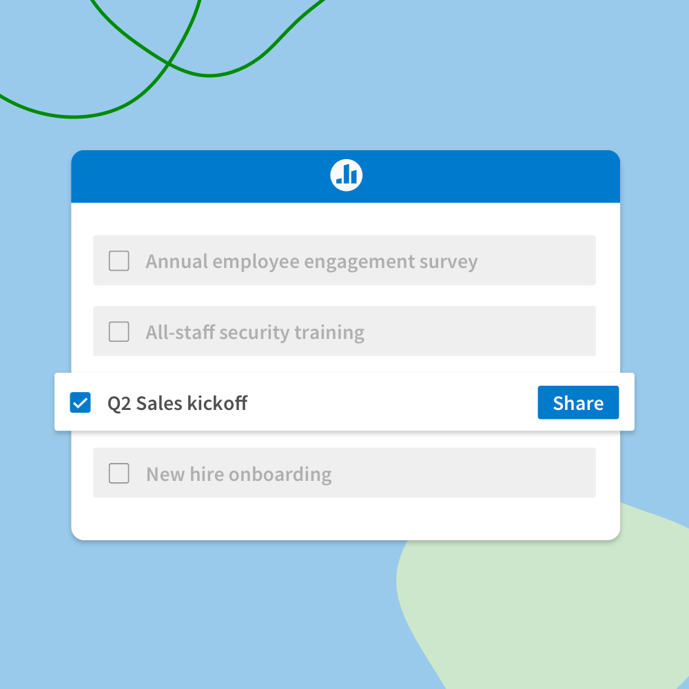 Instantly update presenter materials with Poll Everywhere Shared activities
