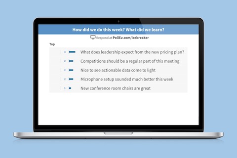 Web Based Audience Response System Poll Everywhere