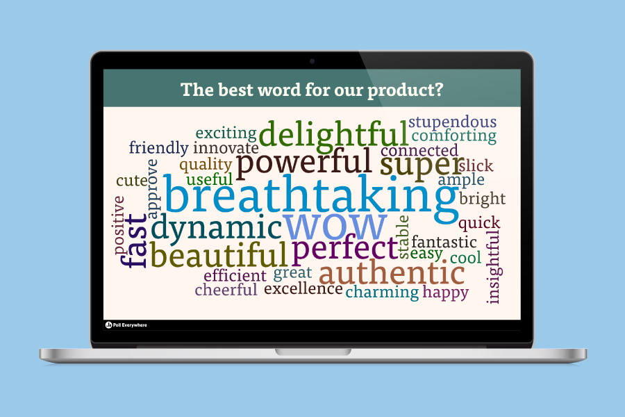 Create A Word Cloud With The Audience Poll Everywhere